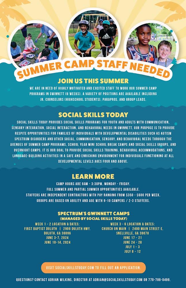 Summer Camp Staff Needed For Day Camps & Camp Journey