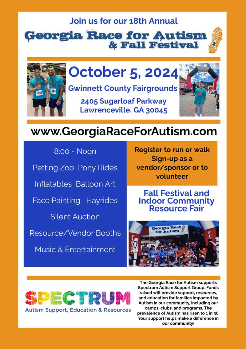 Georgia Race For Autism 2024