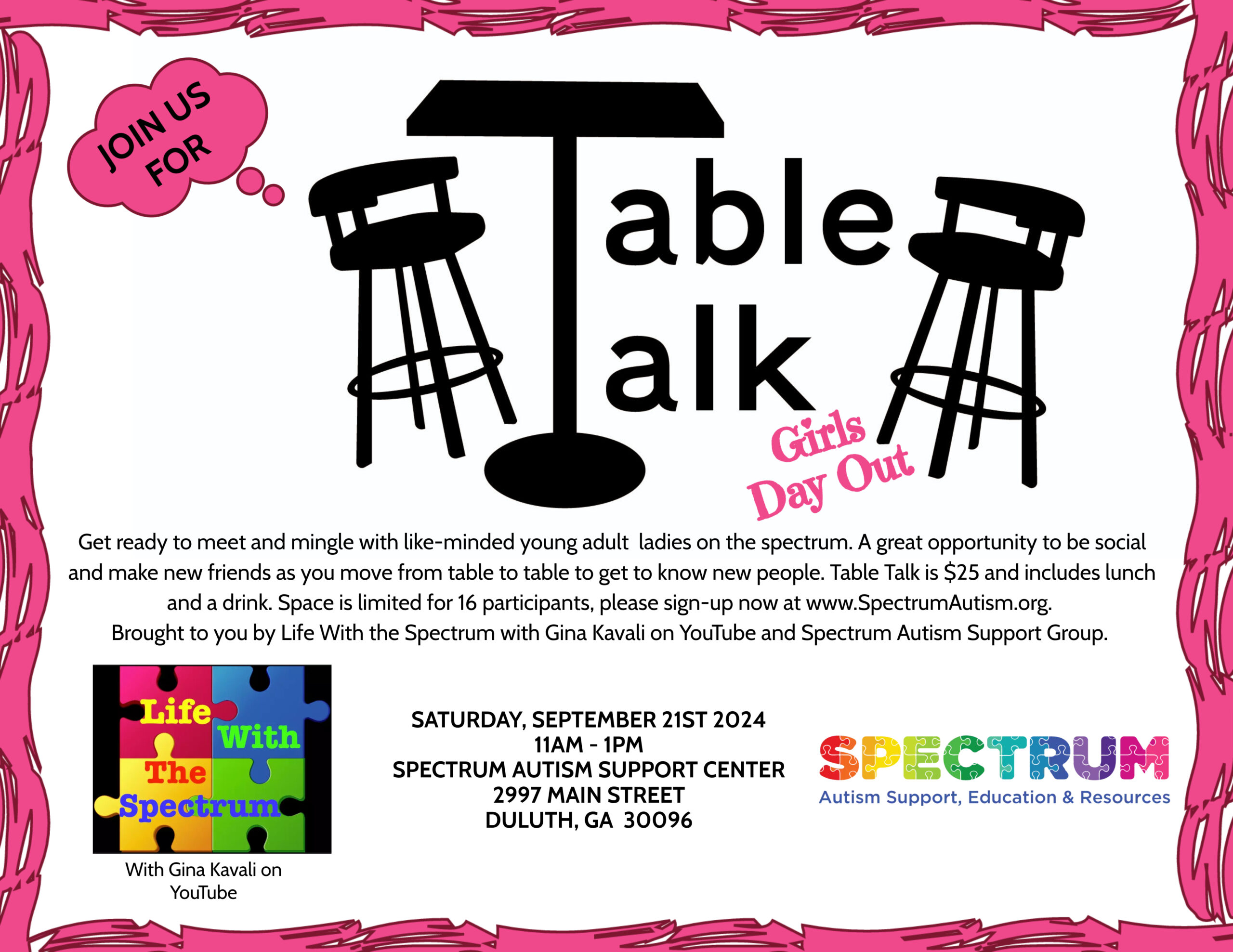 2024 Table Talk Girls Day Out September