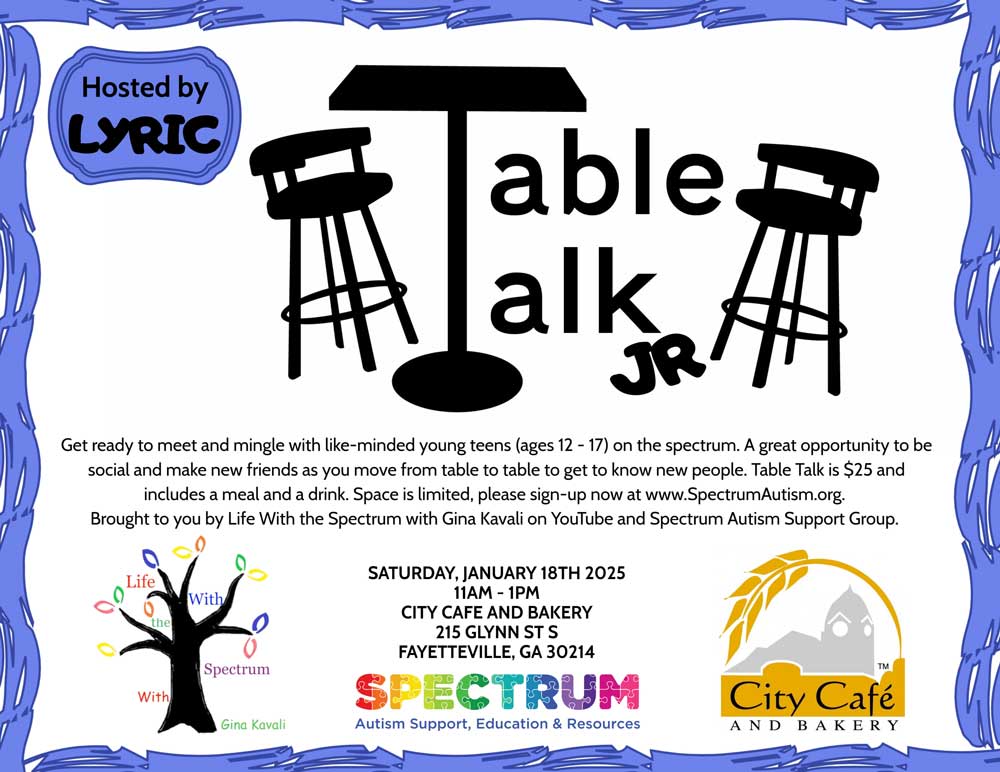 Table Talk Jr. January 18, 2025