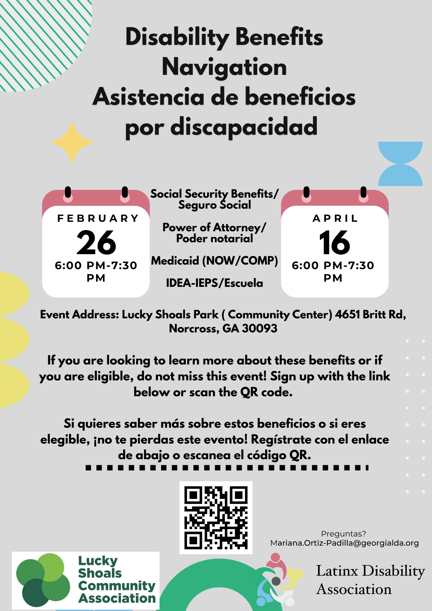 LDA Benefit navigation