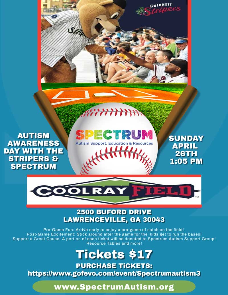 Gwinnett Stripers Autism Awareness Game